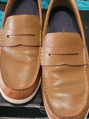 Cole Haan Brown Leather Penny Loafers